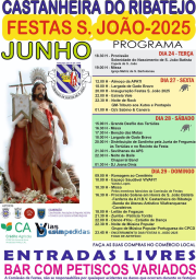 Cartaz Festas de São João 2025 - Castanheira do Ribatejo