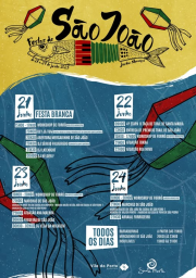 Cartaz Festas de São João 2025 - Santa Maria