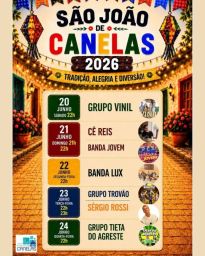 Cartaz Festas de São João 2026 - Canelas