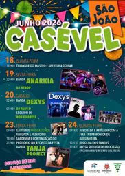 Cartaz Festas de São João 2026 - Casével