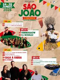 Cartaz Festas de São João 2026 - Codessos