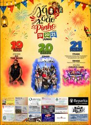 Cartaz Festas de São João 2026 - Pinho