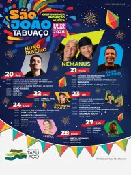 Cartaz Festas de São João 2026 - Tabuaço