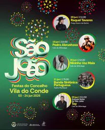 Cartaz Festas de São João 2026 - Vila do Conde