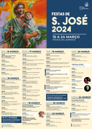 Cartaz Festas de São José 2024 - Póvoa de Lanhoso