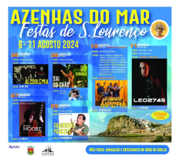 Cartaz Festas de São Lourenço 2024 - Azenhas do Mar