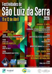 Cartaz Festas de São Luiz da Serra 2026 - Setúbal