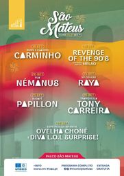 Cartaz Festas de São Mateus 2026 - Elvas