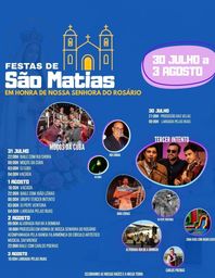 Cartaz Festas de São Matias 2026 - São Matias