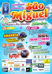 Cartaz Festas de São Miguel 2025 - São Miguel de Poiares