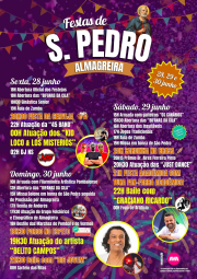 Cartaz FESTAS DE SÃO PEDRO 2024 - ALMAGREIRA
