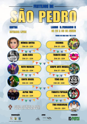 Cartaz Festas de São Pedro 2024 - Sintra