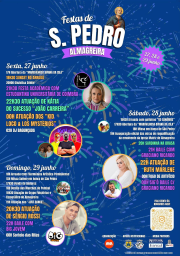 Cartaz Festas de São Pedro 2025 - Almagreira
