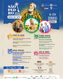 Cartaz Festas de São Pedro 2026 - Caldas das Taipas