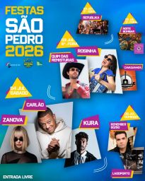 Cartaz Festas de São Pedro 2026 - Cinfães