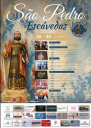 Cartaz Festas de São Pedro 2026 - Escávedas