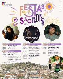 Cartaz Festas de São Pedro 2026 - Felgueiras
