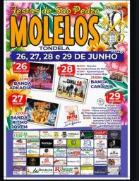 Cartaz Festas de São Pedro 2026 - Molelos