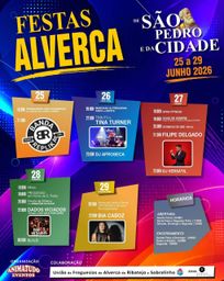 Cartaz Festas de São Pedro e da Cidade 2026 - Alverca