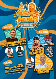 Cartaz Festas de São Pedro Farinhas 2024 - Nine