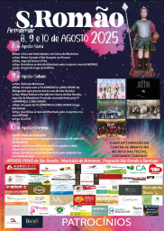 Cartaz Festas de São Romão 2025 - Armamar