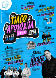 Cartaz Festas de São Tiago 2024 - Lever