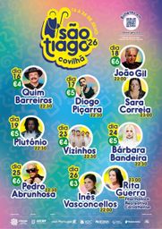 Cartaz Festas de São Tiago 2026 - Covilhã