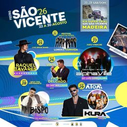 Cartaz Festas de São Vicente 2026 - São Vicente
