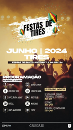 Cartaz Festas de Tires 2024 - Cascais