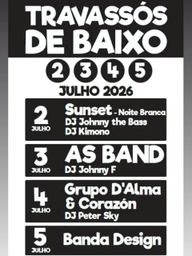 Cartaz Festas de Travassós de Baixo 2026 - Travassós de Baixo