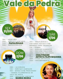 Cartaz Festas de Vale da Pedra 2024 - Leiria