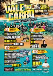 Cartaz Festas de Vale do Carro 2026 - Alcanece