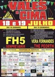 Cartaz Festas de Vales de Cima 2026 - Assentis