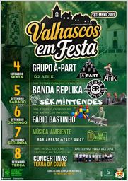 Cartaz Festas de Valhascos 2026 - Sardoal