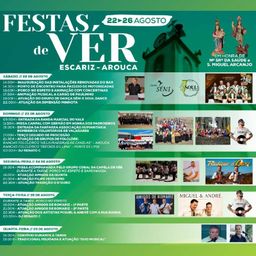 Cartaz Festas de Ver 2026 - Escariz