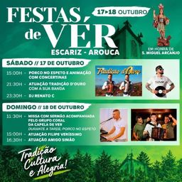 Cartaz Festas de Ver 2026 - Escariz