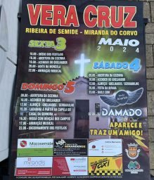 Cartaz Festas de Vera Cruz 2024 - Ribeira de Semide