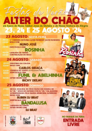 Cartaz Festas de Verão 2024 - Alter do Chão