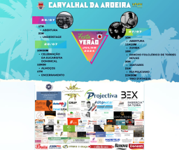 Cartaz Festas de Verão 2024 - Carvalhal da Aroeira