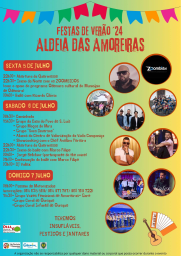 Cartaz Festas de Verão 2024 - Odemira