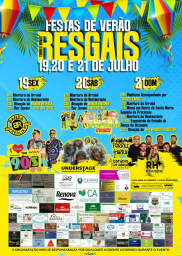 Cartaz Festas de Verão 2024 - Resgais
