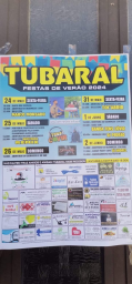Cartaz Festas de Verão 2024 - Tubaral