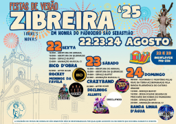 Cartaz Festas de Verão 2025 - Zibreira