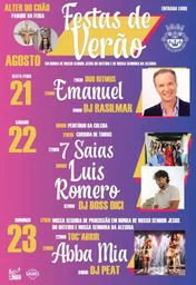 Cartaz Festas de Verão 2026 - Alter do Chão