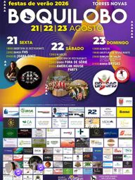 Cartaz Festas de Verão 2026 - Boquilobo