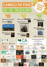 Cartaz Festas de Verão 2026 - Cabeço de Vide