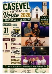 Cartaz Festas de Verão 2026 - Casével