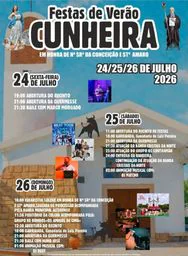 Cartaz Festas de Verão 2026 - Cunheira