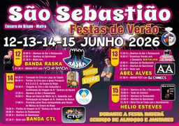 Cartaz Festas de Verão 2026 - Enxara do Bispo