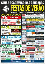 Cartaz Festas de Verão 2026 - Santa Luzia
